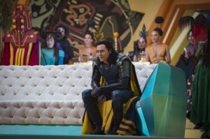 Create meme: Thor Ragnarok Still of Loki Watching the Fight