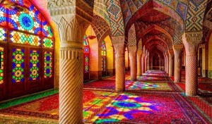Create meme: mosque Nasir al-Mulk in Shiraz, mosque Nasir al-Mulk, The mosque Nasir-ol-Molk