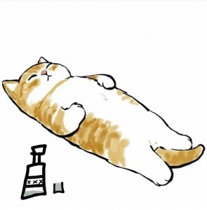 Create meme: stickers seals, drawings of cute cats, cat illustration