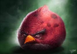 Создать мем: angry birds птицы, red angry birds, sam spratt angry birds