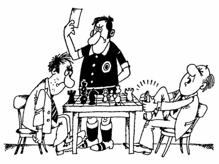 Создать мем: шахматы карикатура, европейцы шахматы карикатуры, шахматы юмор