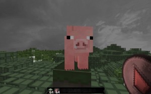Создать мем: свинья из майна, свинья в майнкрафте, моды minecraft
