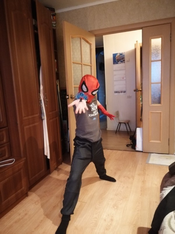 Create meme: costumes spider-man, Spider-Man Costume away from home for kids, Spider-man costume for a boy