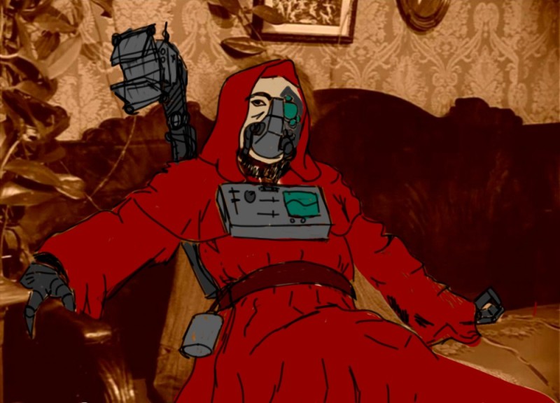 Create meme: The adeptus mechanicus and the toaster, warhammer 40,000 memes of the adeptus mechanicus, warhammer 40,000 mechanicus axe