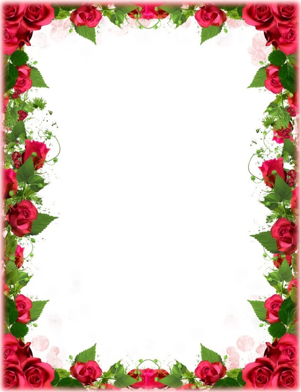 Create meme: beautiful frame for congratulations, frame of roses, rose frame