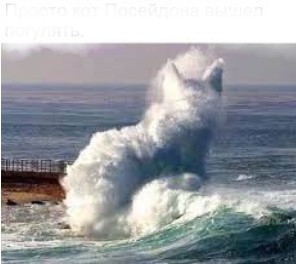Create meme: strong waves, the waves of the sea, huge waves