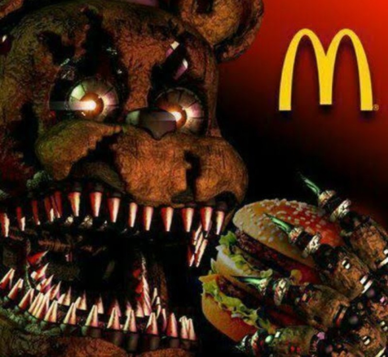 Создать мем: скример фнаф, five night at freddy s, five nights at freddy's