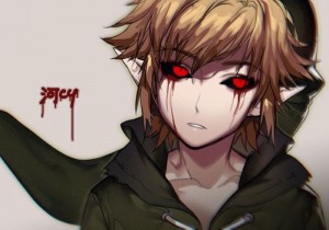 Create meme: Ben drowned arts, ben drowned ticci toby x, if Ben