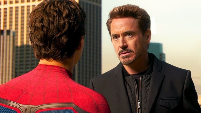 Create meme: Spider-Man: Homecoming, Spider-Man, Tony Stark and Spider-Man
