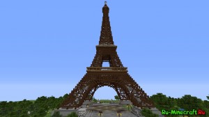 Create meme: Eiffel tower minecraft, Eiffel tower in minecraft, altiva tower in minecraft