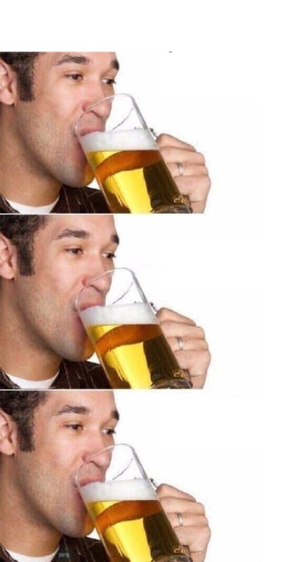 Создать мем: пивной алкоголизм, мужчина пьет пиво, человек пьющий пиво каждый день