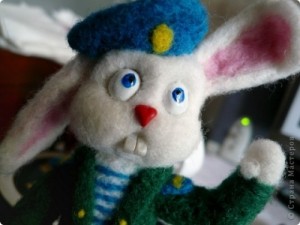 Create meme: meme rabbit, Bunny, felting a hare