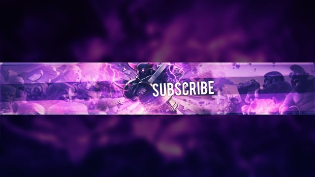 youtube banner subscribe