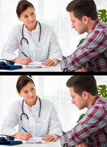 Создать мем: doctor, медик и пациент, врач пациент
