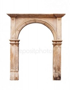 Create meme: English arch of the ancient on a white background, the picture marble arch, the semicircular arch of the Colosseum