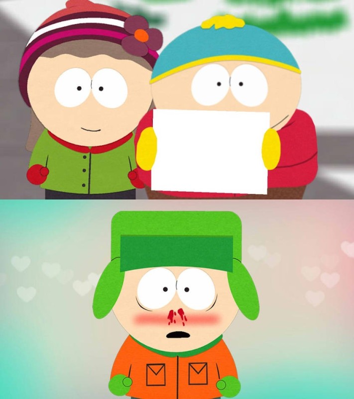 Create meme: Kyle Broflovski , South Park , Kyle and Bebe South Park