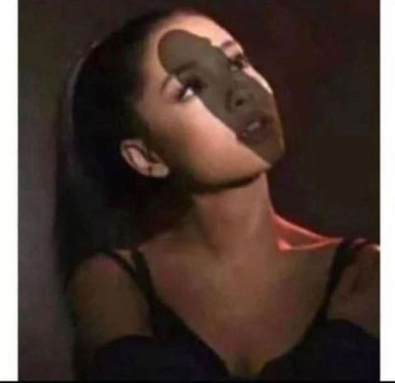Create meme: the shadow of the new iPhone is a joke, the shadow of the new iPhone is a joke, Ariana Grande