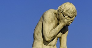 Create meme: facepalm, the statue facepalm