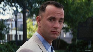 Create meme: hank, Tom Hanks, all altcoins waiting to see what bitcoin do forrest gump