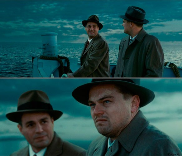 Create meme: DiCaprio island, Leonardo DiCaprio shutter island, Leonardo DiCaprio meme of shutter island