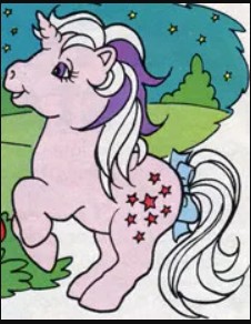 Create meme: figure , pony , my little pony g1 coloring book