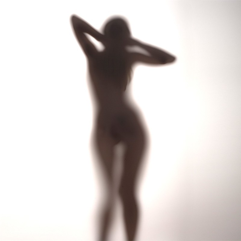 Create meme: a woman's silhouette behind the glass, female body silhouette, female silhouette behind frosted glass