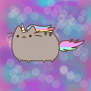 Создать мем: пушины единороги, кот пушин единорог, pusheen