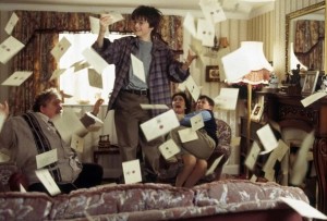 Create meme: many letters Harry Potter