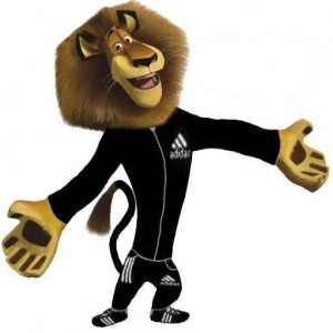 Create meme: Alex the lion from Madagascar, Alex the lion meme, Alex the lion Madagascar