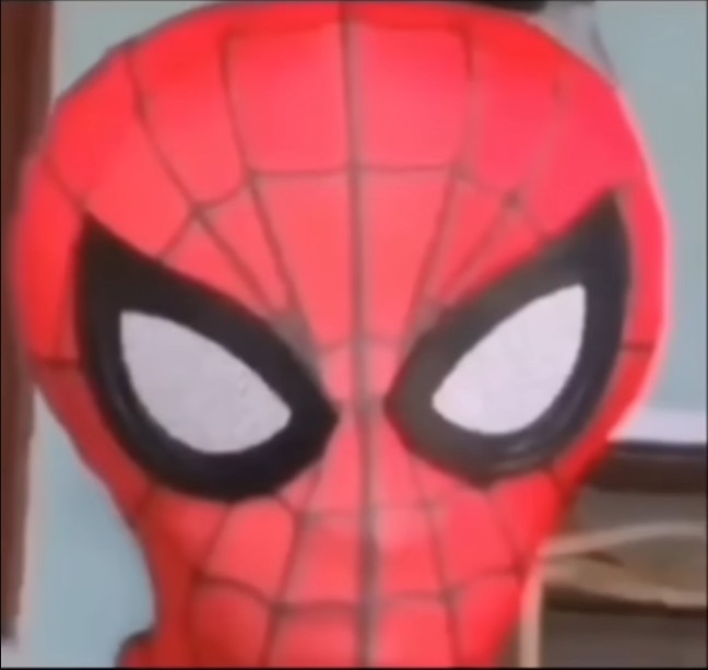 Создать мем: маска человека паука, пикчи, vídeo