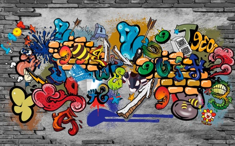 Create meme: graffiti is cool, graffiti art, graffiti print