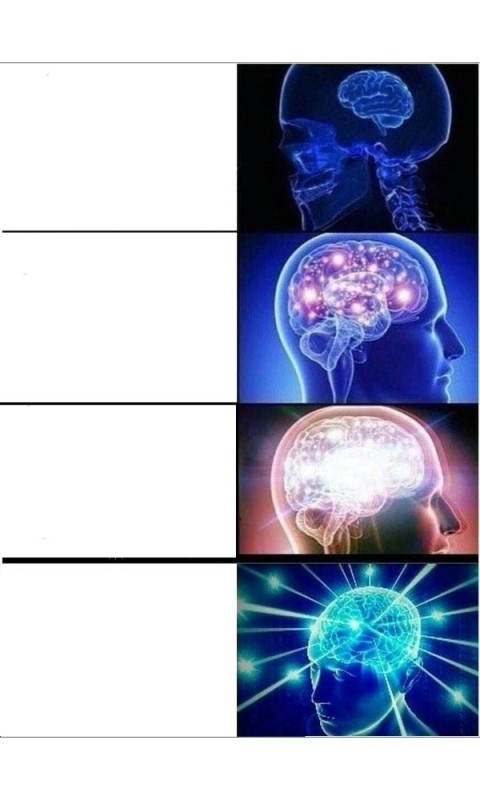 Create meme: meme about the brain, the genius brain meme, the overmind meme