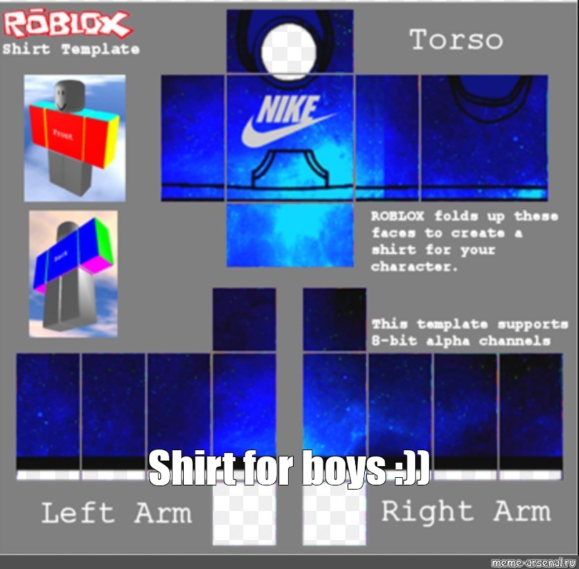 Roblox Boys Shirts