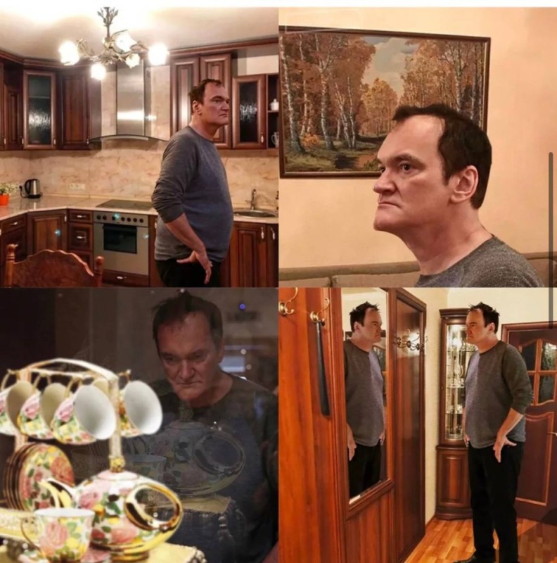 Create meme: Tarantino meme, Sheldon Cooper , Quentin Tarantino meme