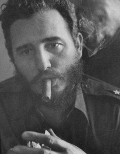 Create meme: Fidel cigar, Fidel Castro in his youth, Fidel Castro with cigar