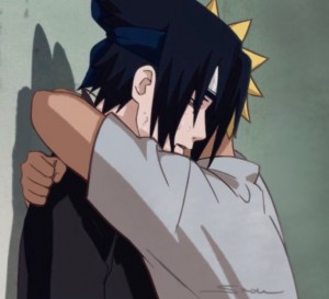 Create meme: Itachi choking Sasuke, Sasuke