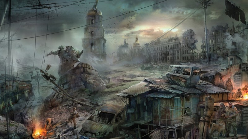 Create meme: post-apocalypse art, X-men: Apocalypse, post-apocalypse paintings