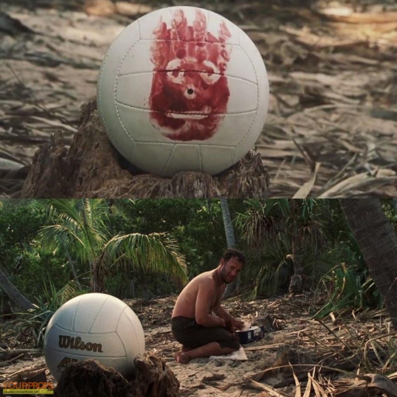 Create meme: Tom Hanks outcast, Rogue Ball Wilson, Tom Hanks 