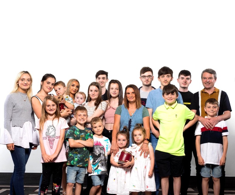 Create meme: Our big family, many children , large families of Rostov