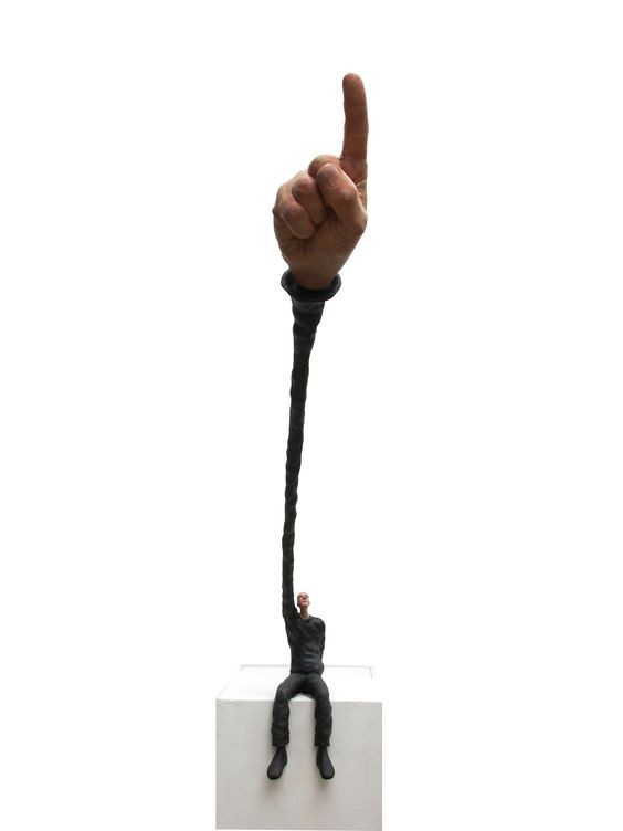 Create meme: staff, Giacometti sculptures, sculpture 