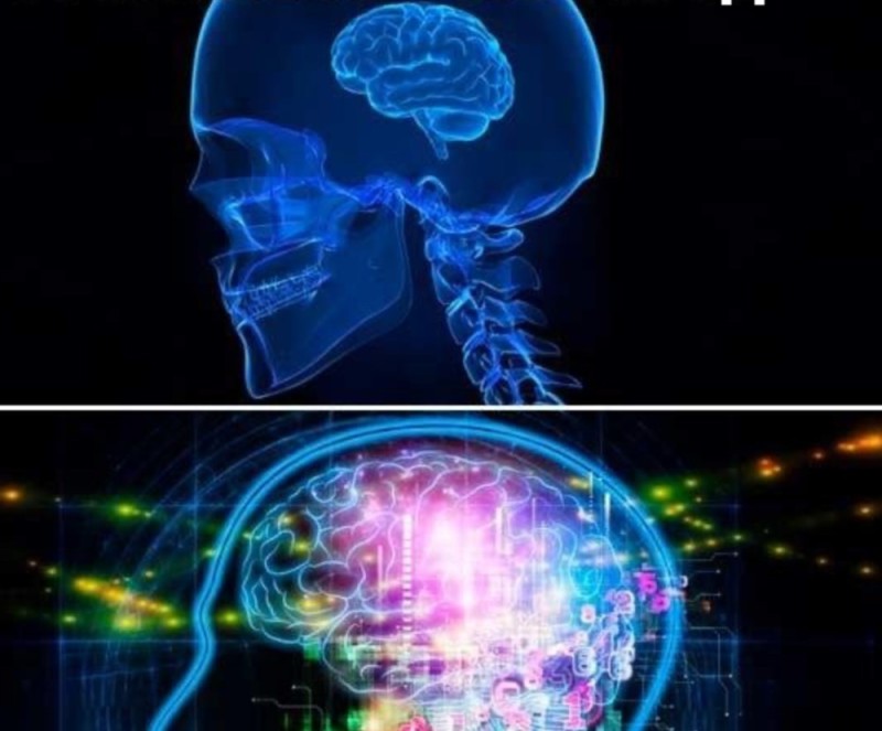 Создать мем: мем про мозг, сверхразум мозг, сверхразум