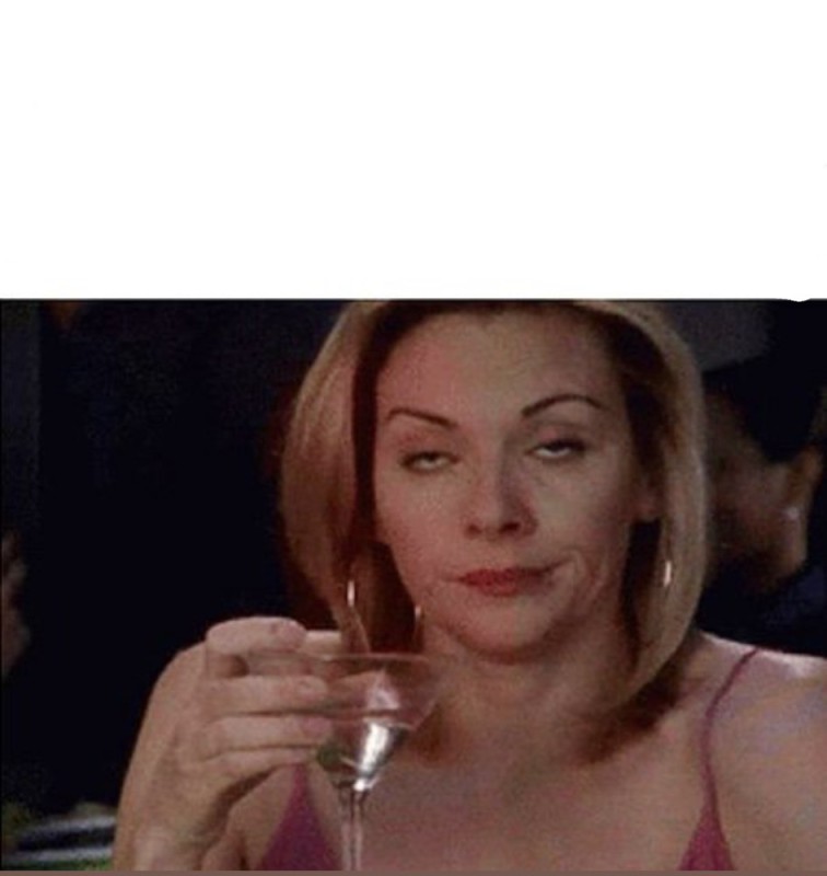 Create meme: Samantha Jones , a frame from the movie, quotes meme