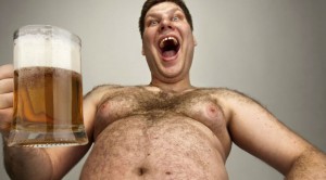 Создать мем: толстый мужик с пивом, человек, пивной мужик