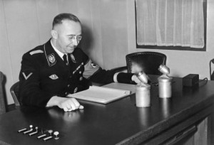 Create meme: the Reichsfuhrer-SS, SS-gruppenführer Heinrich müller, Himmler and Muller
