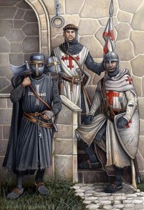 Create meme: the knights Templar crusaders, knights, the Templars