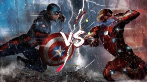 Create meme: Tony stark vs captain America, the first avenger: the confrontation movie 2016