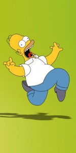 Create meme: pictures Homer Simpson, Homer, Homer Simpson running