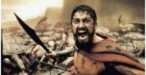 Create meme: this is Sparta, Leonidas the 300 Spartans, king Leonidas the 300 Spartans
