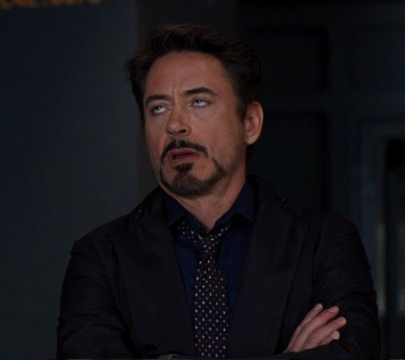 Create meme: iron man , meme Robert Downey Jr rolls eyes, Robert Downey Jr rolls eyes