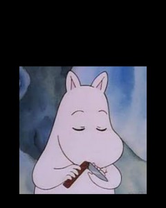 Create meme: Hippo with a knife, meme Hippo with a knife, Moomin